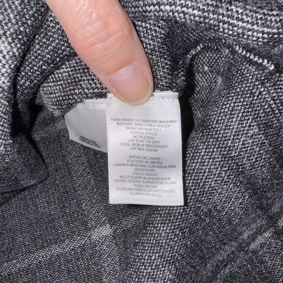 Anne Klein Womens Plaid Side Slit Mock Turtleneck Sweater Small Dk Academia NWT - Picture 4 of 7